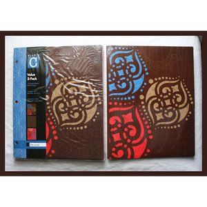 Carolina Pad Studio C Mo-Rockin' by Liz Diller Expanding Pocket Folders - NWT